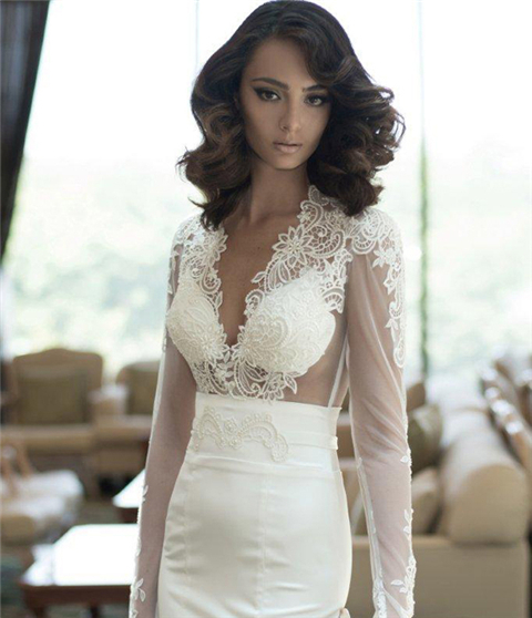 berta,2014春夏婚纱,优雅性感婚纱