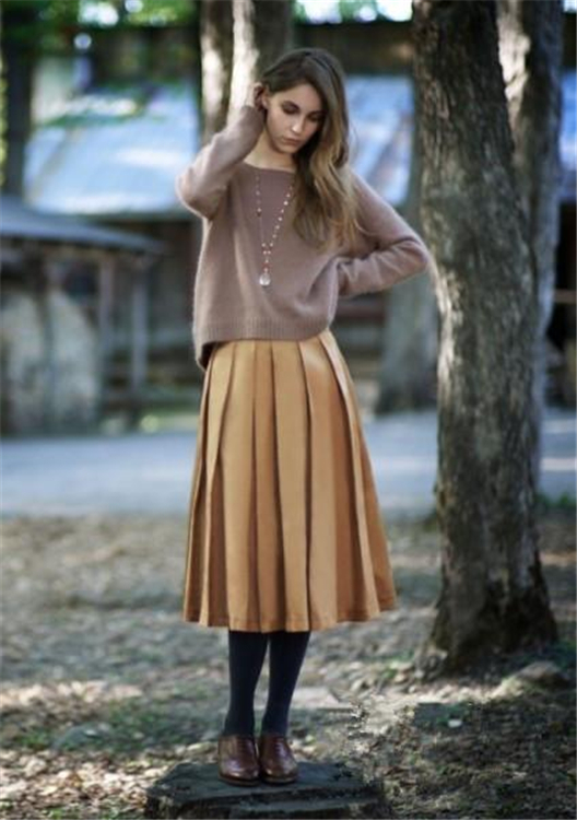 4个招式教你<em>冬天穿</em>裙装<em>怎么</em>搭配(3)_搭配_流行