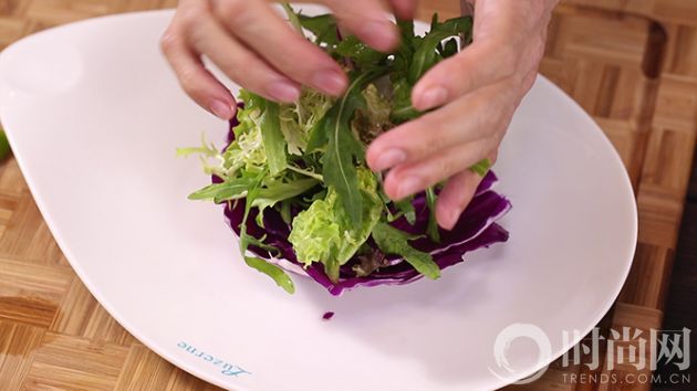 蔬菜摆盘