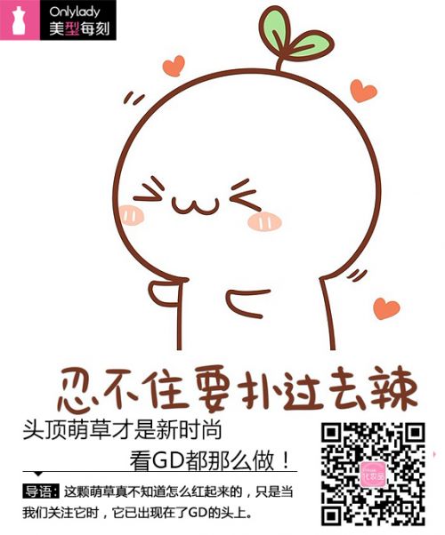 头顶萌草才是新时尚 看GD都那么做!