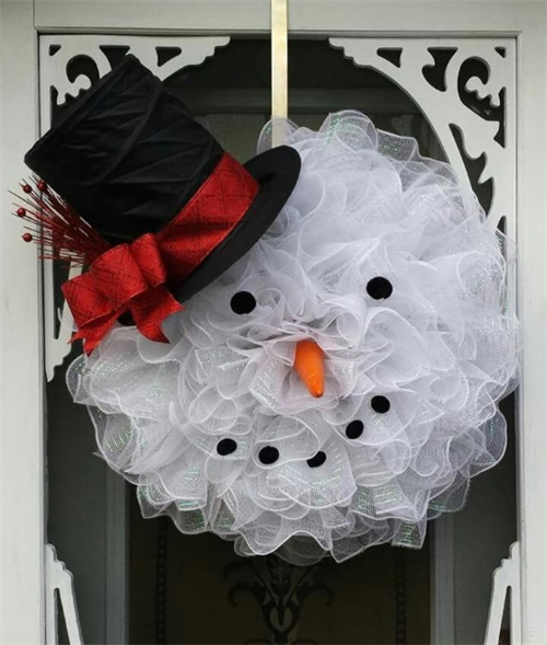 best-snowman-wreath
