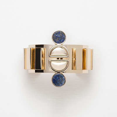 ZARA-女装-手镯-宝石装饰金属手镯