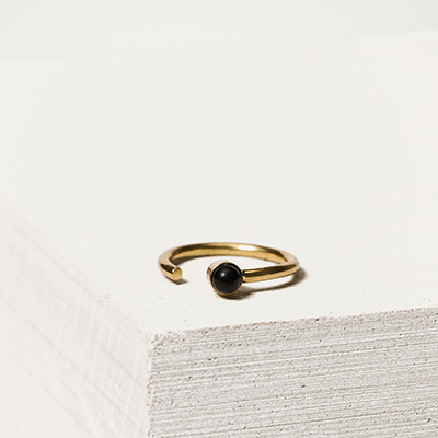 Massimo-Dutti-女士配件-宝石饰开口戒指2